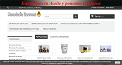 Desktop Screenshot of monodosisdeaceite.com